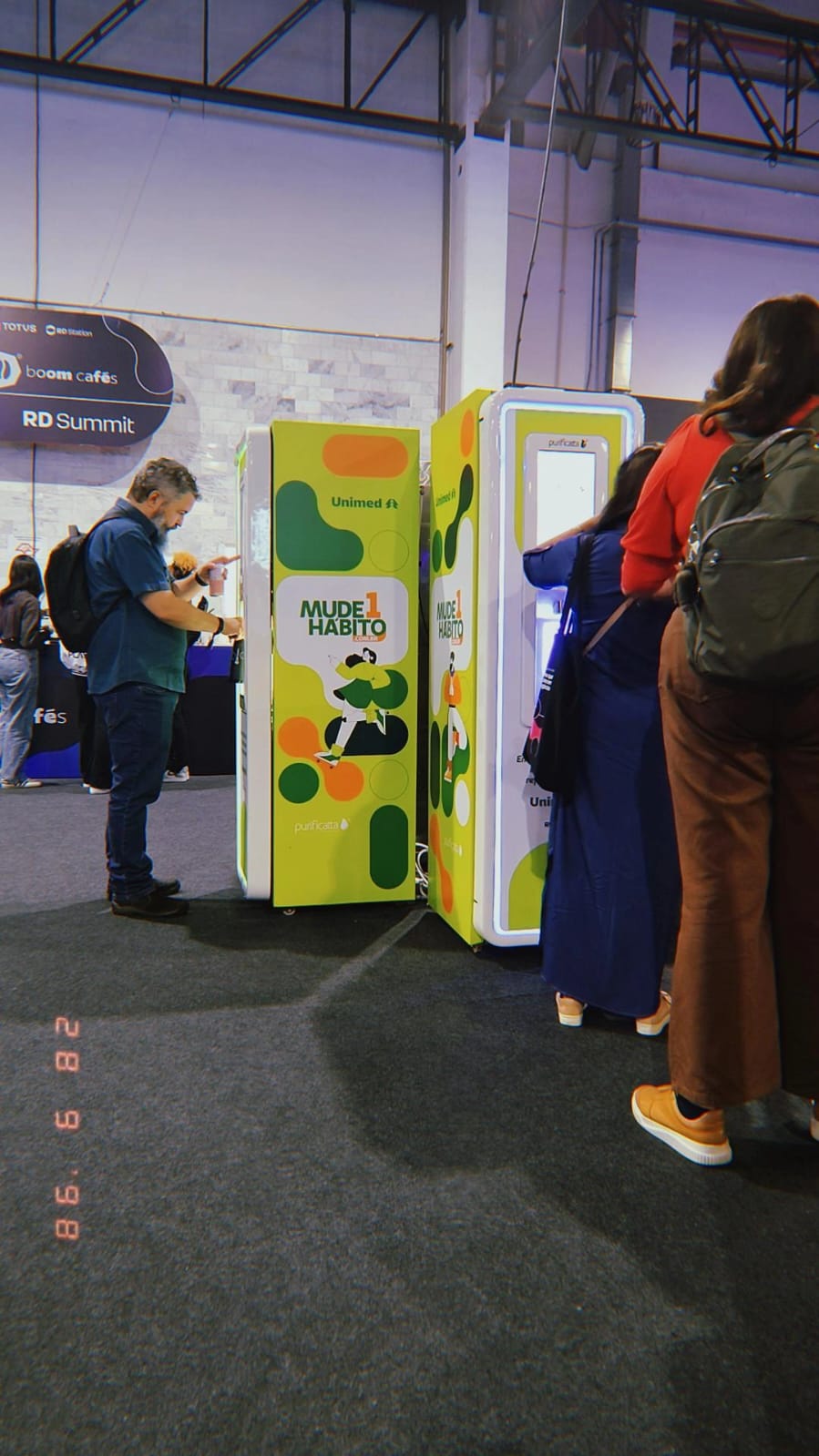 Máquinas Purificatta personalizadas no RD Summit